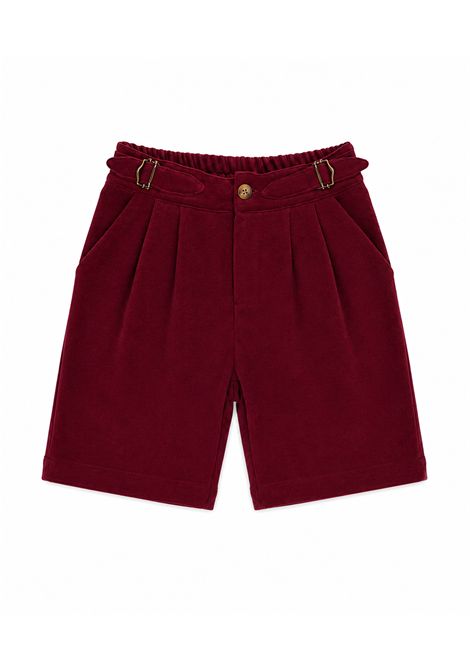 Bermuda con pinces U+E' BY MISS GRANT | UEM0900KBORDEAUX